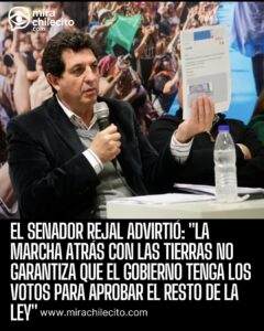 Rejal en el Senado: “Argentina está de remate”
