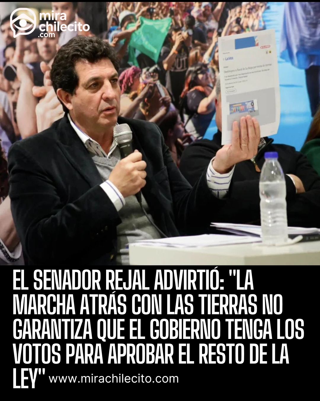 Rejal en el Senado: “Argentina está de remate”