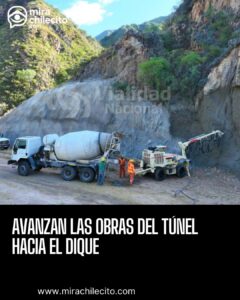 Túnel RN 75 en La Rioja: excavación llega a 250 metros